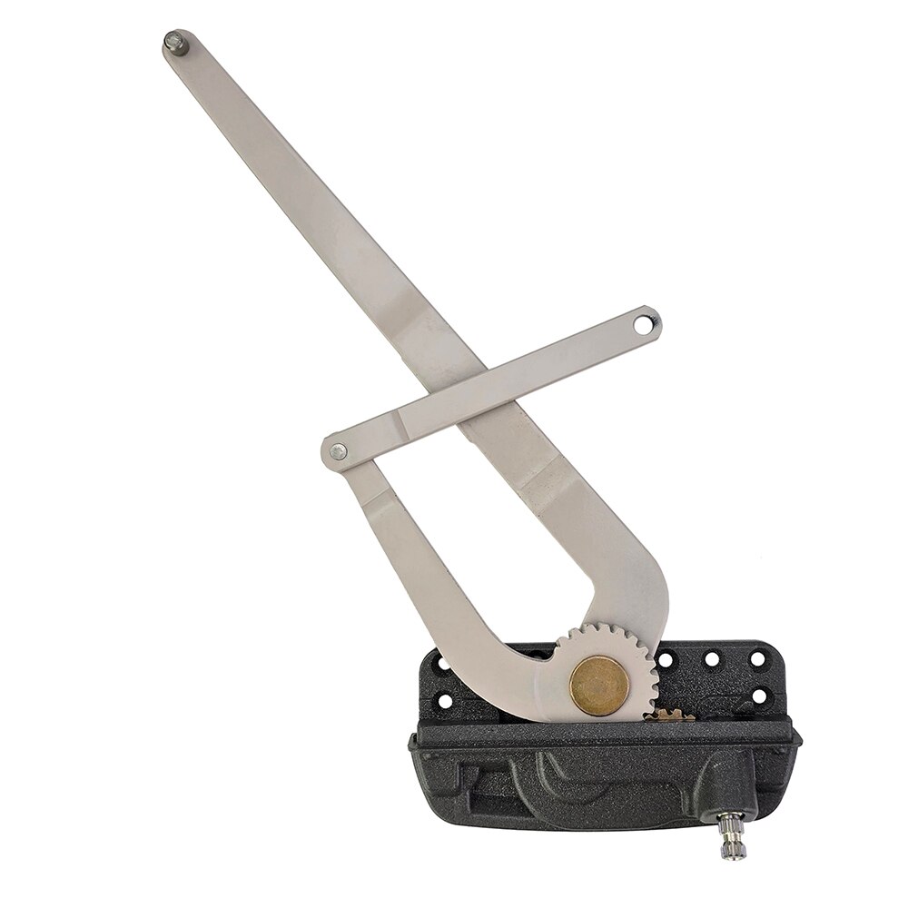 Dual Arm Low Profile Casement window operator for Weather Shield windows in E Gard Plated